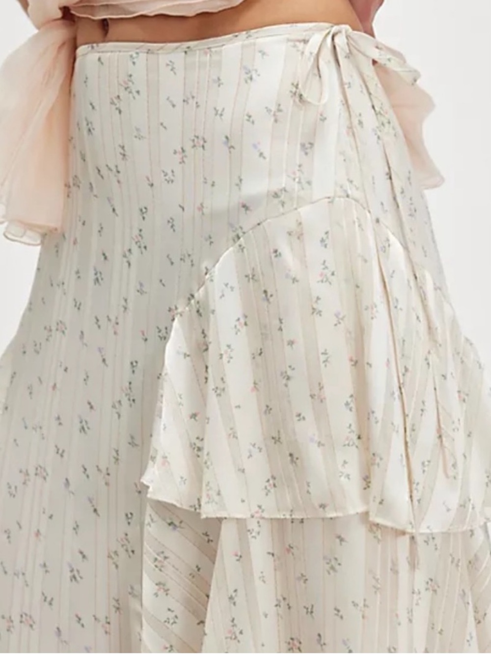 Free People Floral Cascade Maxi skirt NWT - Picture 2 of 3